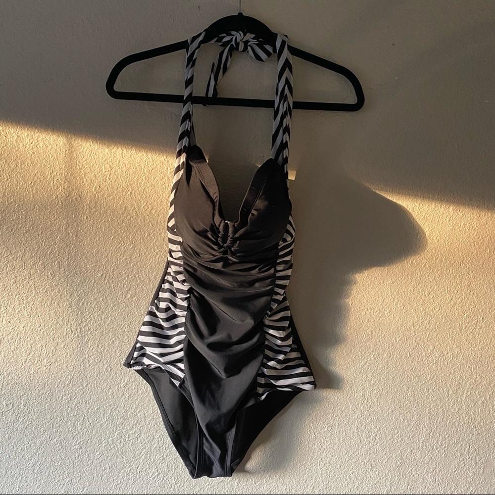 Striped one piece